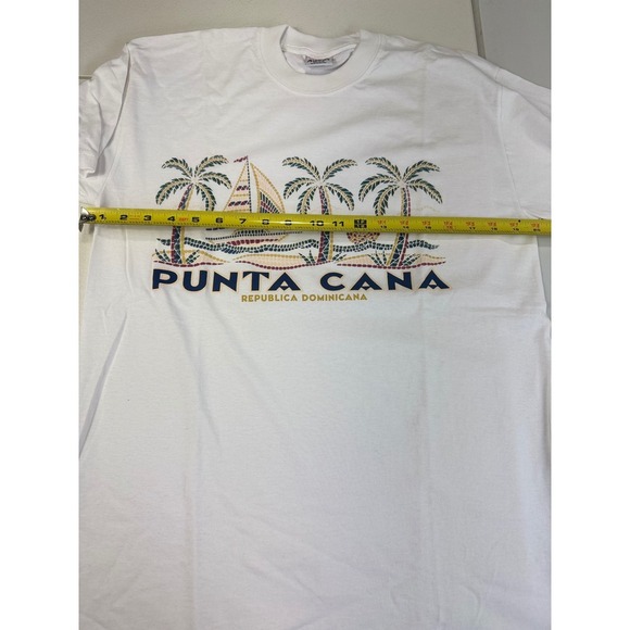 Punta Cana Republica Dominicana T-Shirt Palm Trees Sailboat Souvenir - Picture 5 of 8